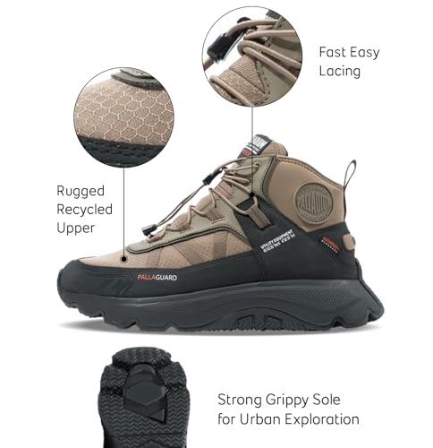 Image of Palladium Thunder MD Protect WP+ Unisex Sneakers | Waterproof Outdoor & Urban Streetwear Shoes | Durable, Rugged Grip Sole | Lightweight, Breathable Shoes