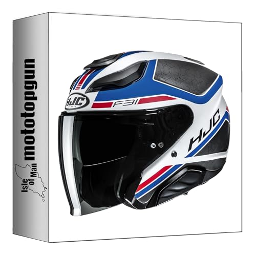 Casque jet HJC F31 Ceron MC21SF XS aux finitions soignées et coque aérodynamique haut de gamme