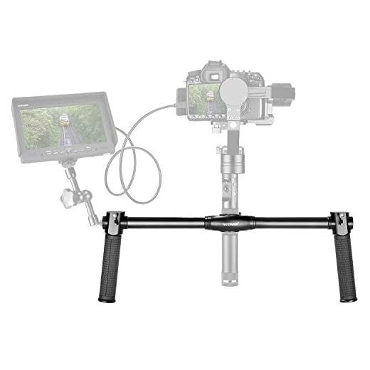 Dubbelt handhållet grepp för Zhiyun Crane Zhiyun Crane-M 3-Axis handhållen kardanstabilisator