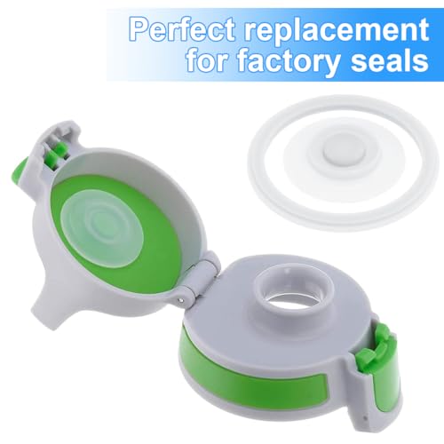 OYZOQ Kompatibel WMB ONE Top Verschluss (One Size), Ersatzteil Trinkflasche, einhändig bedienbarer & auslaufsicherer Verschluss (Packung mit 4)