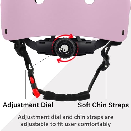 Skateboard Bike Helmet, Lightweight Adjustable, Multi-Sport