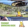 Swinging Duck Car Hanging Ornament,Funny Playing Guitar Duck Pendant for Rearview Mirror,Cute Car Accessories Interior Duck Gifts Swing Duck Hanging Accessories Auto & Home Decor Gifts for Men Women #3
