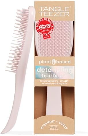 Tangle Teezer Plant-Based Ultimate Detangler Brush, All Hair Types, Pink