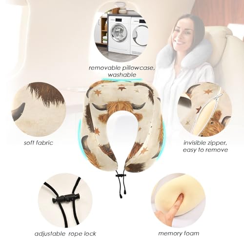 Almohada viscoelástica compacta para viaje cuello miniatura 2