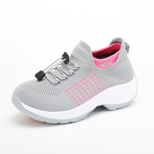 Orthopedic Shoes for Women Comfort Wear Orthowear Shoes Wide Width Slip On Walking Tennis Sneakers Plantar Fasciitis Bowling Shoe Mesh Athletic Style for Bowlers Breathable Lightweight3