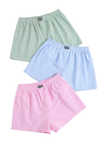Image of SOLY HUX Women's Summer Shorts 3 Packs Casual Comfy Shorts Sets