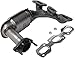 Evan Fischer Catalytic Converter Compatible with 2001-2007 Ford Escape, Fits 2005-2007 Mercury Mariner, Fits 2001-2006 Mazda Tribute 46-State legal, 3.0L Eng, Front, Radiator Side