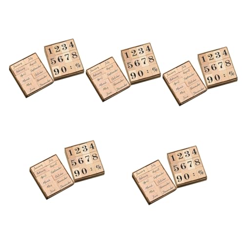 Scrapbooking sans ratures : 120 pièces de mois et chiffres vintage pour décorer vos journaux