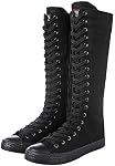 Momuk Women's Canvas High Knee Boots