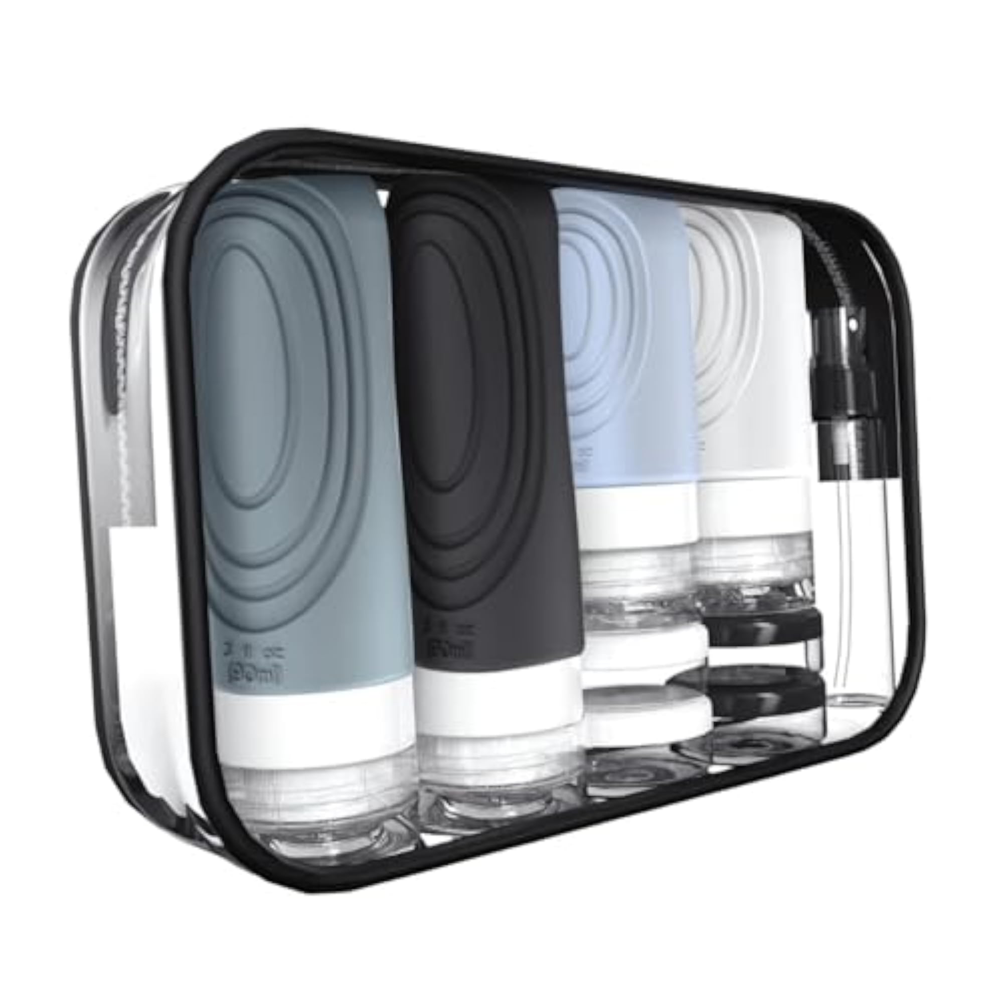 Travel Bottles Silicone Travel Containers Jars for Liquid Lotion