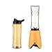 yunyu Mixer 180W Blender Smoothie Maker - Presse-Agrumes électrique pour Fruits, légumes, Boissons protéinées - Bouteille de Sport Portable sans BPA 500 ML, broyeur, Pot de mélange, Orange