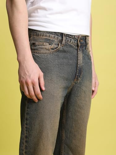 Image of BENE KLEED Men Tinted Light Fade Pure Cotton Jeans