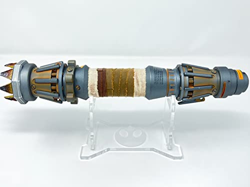 Star Wars REYELLOW-1 Galaxy'S Edge Rey Skywalker Legacy Lightsaber Hilt With Custom Hilt Stand Bundle thumb #2