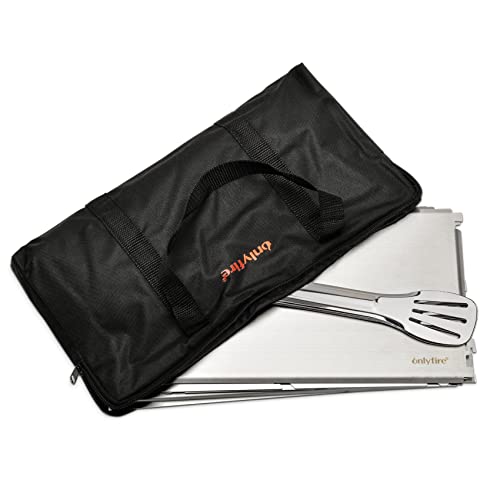 Only Fire Detachable Portable Charcoal Wood Grill Camping Grill For Picnic, Hiking, Backyard Cooking - With Handbag #TOP3