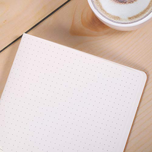 Xyark 12 Pack Dot Grid Notebook Journals Bulk With Thick Dotted Grid Paper, 60 Pages, 8.3X5.5 Inch, A5 Size, Diary Writing Subject Notebooks Planner For Travelers Students Office, Travel Journal Set #TOP5