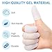 Sumifun Finger Covers, 10 PCS Gel Finger Sleeves for Arthritis, Trigger Finger Pain Relief, Silicone Finger Cushion for Basketball, Tennis, Baseball, Finger Gloves for Callus, Scald, Finger Tube