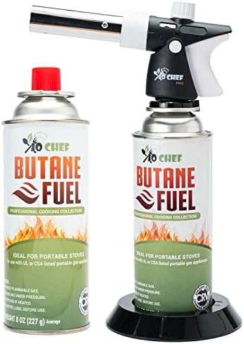 Amazon.com: 2 Pack Butane Torch Kitchen Blow Lighter, Culinary Torches ...