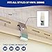 LOOSE SIDING FASTENERS Help Secure Loose Vinyl siding That Will not Lock Together or continually unlocks - Pack of 20