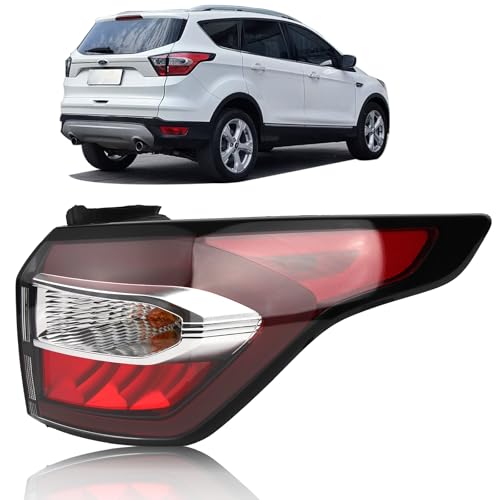 Ussbaye Tail Light Compatible with 2017 2018 Ford Escape S,SE,SEL,Titanium, Rear Taillights with Bulb and Harness, Right Passenger Side Tail lamp Assembly OE: GJ5Z13404C
