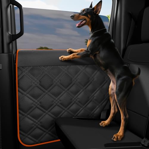 Surfcabin Dog car Door Protector: 20% Larger Designed Dog for Trucks & Large SUVs, 2 Packs [Left + Right] Thickened Waterproof car Door Protector from Dog Scratching