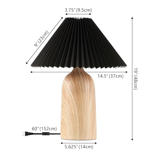 Lámpara de Mesa SAFAVIEH Fabi en Resina y Negro 19" miniatura 3