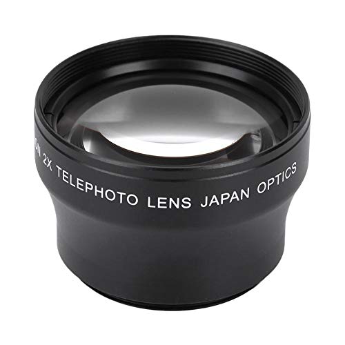 Dpofirs 37mm 2X Universal Telephoto Lens for Cameras, Scratch Proof and Oil Proof Waterproof High Definition Portable Zoom Lens, Suitable for Cameras with 37mm Lens Thread