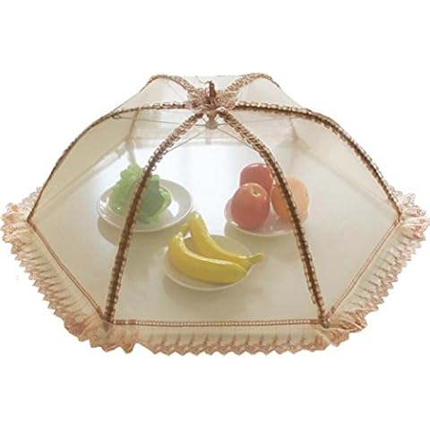 Asunflower Collapsible Pop-up Food Cover Mesh Tent Umbrella Dome for Outside Picnics/Backyard Events - Hexagon Cover