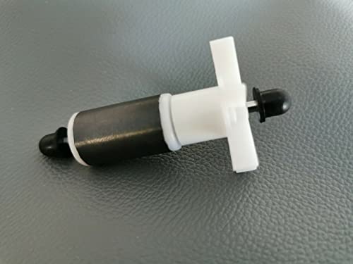 JZSMY Lay Z Spa Pump Impeller. Fixes E02 Fault Code, Spa Pump Impeller with Stainless Steel Shaft (69mm), White and Black