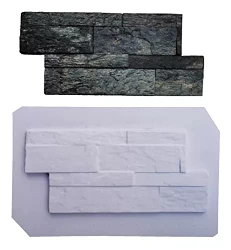 Comparativas de Crest fachadas Top diez. 17 Kit de 4 Moldes Para Pared Fachaleta DISEÑO PIEDRA CULTIVADA para Yeso O Cemento, deccoración Interior y Exterior, Construcción, Manualidades - Moldes y Moldes