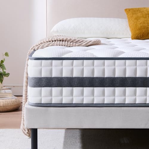 Twirest King Mattress, Hybrid Memory Foam and Spring