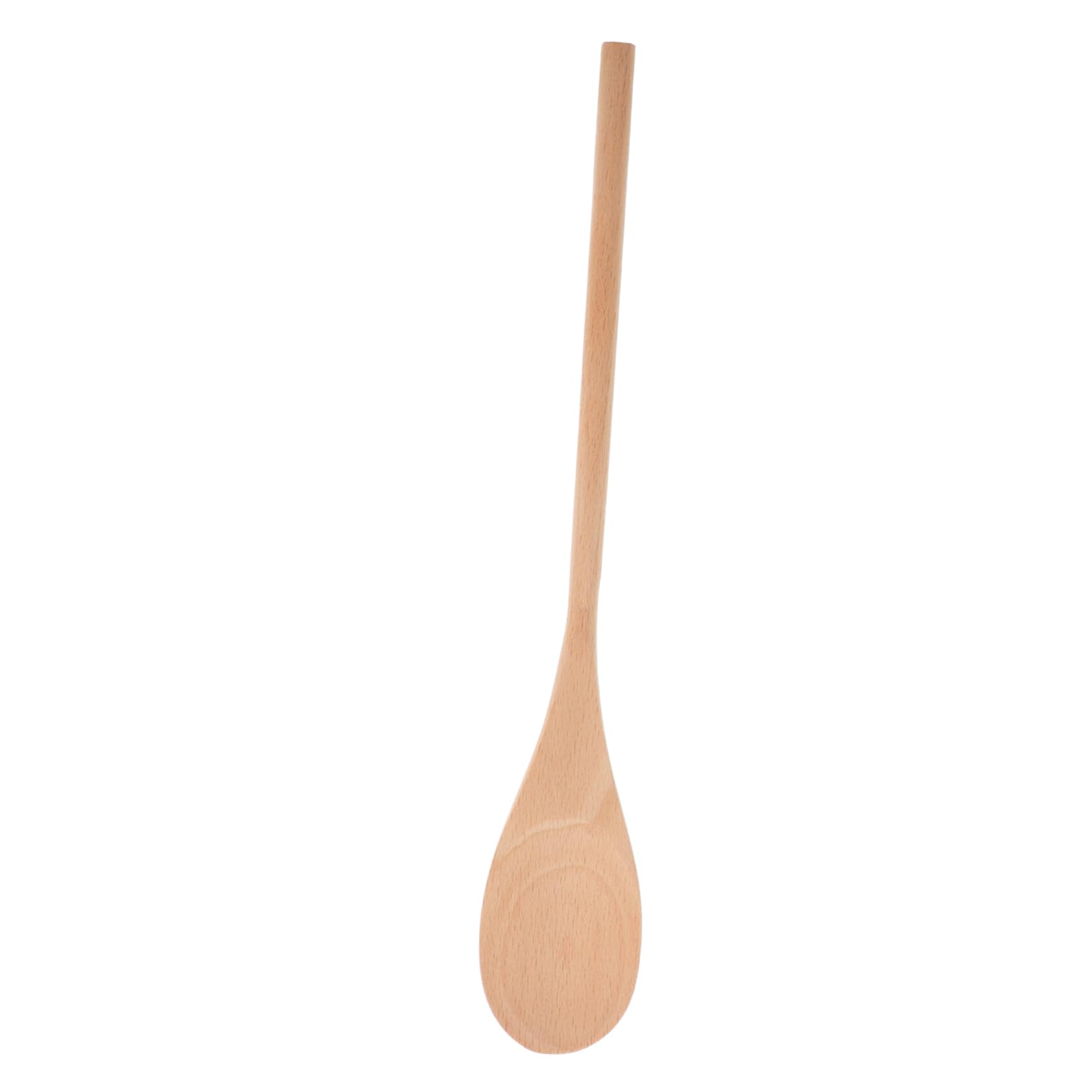 Cuchara de Madera Mango Largo sin Pintar, 24 Piezas