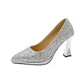 Ces escarpins pour femmes arborent une tige à sequins étincelante, vous assurant confiance et aisance tout au long de la journée. Parfaits pour un mariage, une soirée, un dîner ou une sortie décontractée