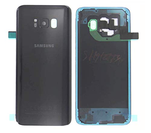 Copribatteria originale per Samsung Galaxy S8 Plus S8+ e strisce adesive nere Midnight.