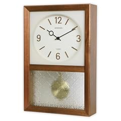 DODEKA Pendulum Wall Clock Japanese Style 15 Inch Wooden Melody Chime Night Mode Minimalist Pressed photo DODEKA Pendulum Wall Clock Japanese Style 15 Inch Wooden Melody Chime Night Mode Minimalist Pressed
