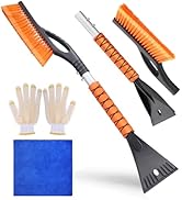 Hejo Eiskratzer Auto mit Besen, 2 in 1 Auto Schneebesen und Eiskratzer, Langlebiger Scheibenkratz...