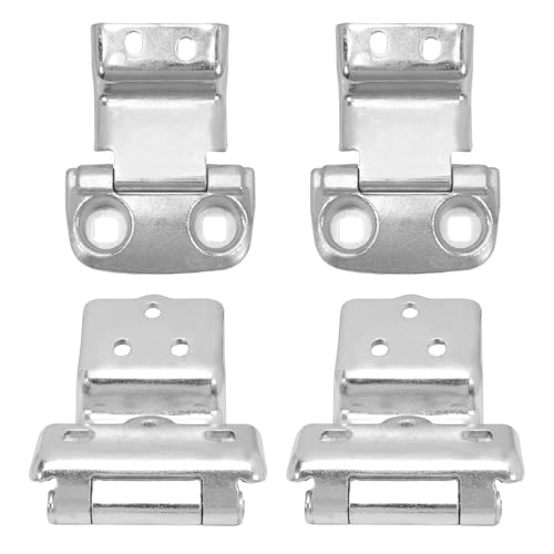 Anlseiod 4 bisagras para Fiat Ducato Citroen Jumper Peugeot Boxer 2006-onpuerta trasera superior inferior izquierda derecha 180 grados, bisagra de puerta sustituye 1388883080 1373902080