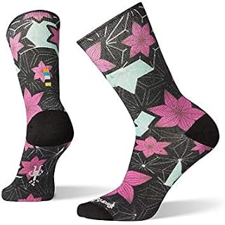 Smartwool Curated Graphic Crew Socks - Women’s Kimono Flower Merino Wool Socks