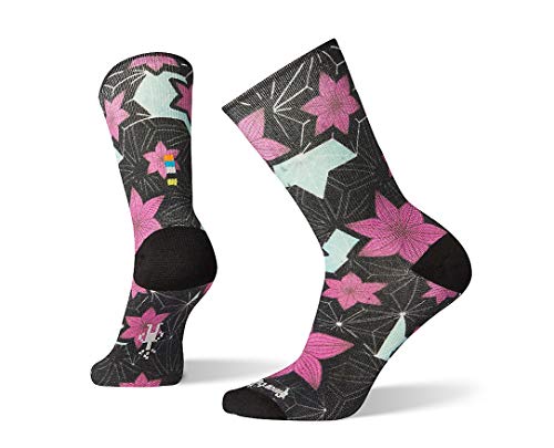 Smartwool Curated Graphic Crew Socks - Women’s Kimono Flower Merino Wool Socks