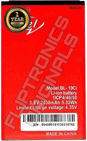 Image of BL-19CI Battery for Itel 5232 /5233 / 7100 /5040 / Battery with 1 Year Warranty**** (P240)