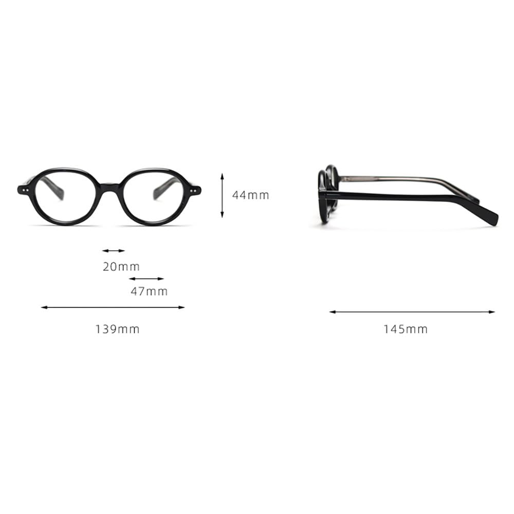 zielono-brązowe owalne okulary z oprawką dla mężczyzn w stylu retro octanowe okrągłe okulary vintage dla kobiet przezroczyste soczewki prezenty