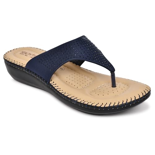Image of HEALTH FIT Extra Soft Fashionable & Stylish Slippers /High Heels for Girls /Women Footwears
