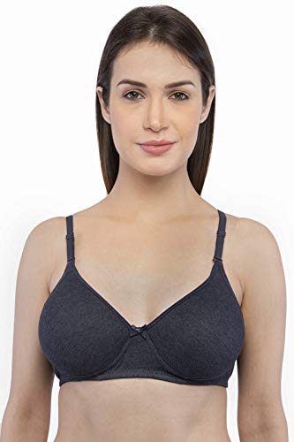 Image of VIP Feelings ELLE Cotton Rich Fabric Wirefree Padded T-Shirt Bra Combo Set for Womens with Medium Coverage