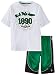 U.S. Polo Assn. Big Boys' T-Shirt and Mesh Athletic Short Set