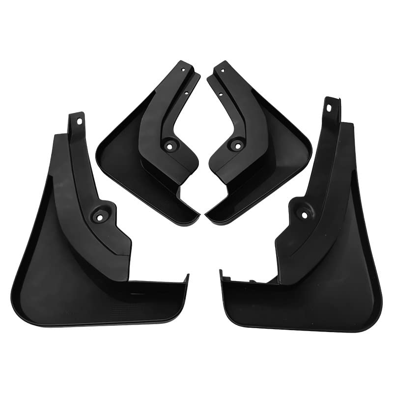 Garde-boue Pare-éclaboussures Pour Peugeot 3008 Mk2 GT 2017-2019 - Kit 4 Pièces En Plastique ABS Noir