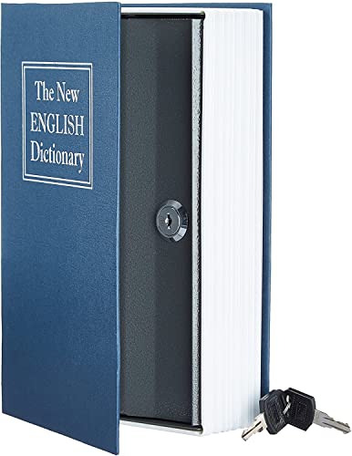 Dictionary Secret Book Hidden Safe with Key Lock, Large, Blue The Original from Diny Home & Style