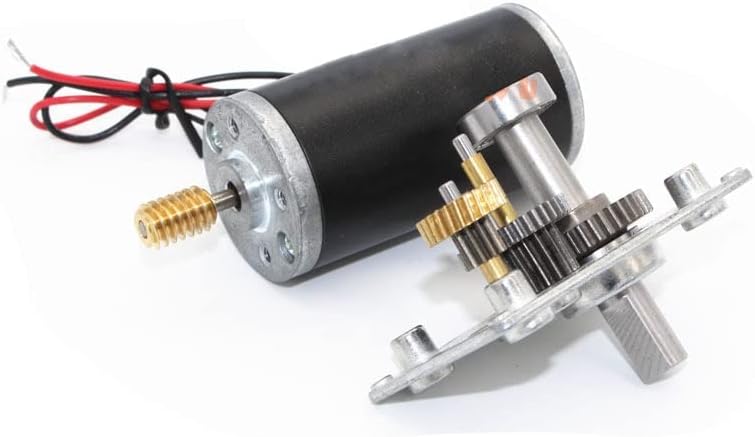 31ZY permanent magnet DC worm gear motor 12v24V curtains billboard motor 5840 tooth box - (Speed(RPM): 7rpm, Voltage(V): 24V)