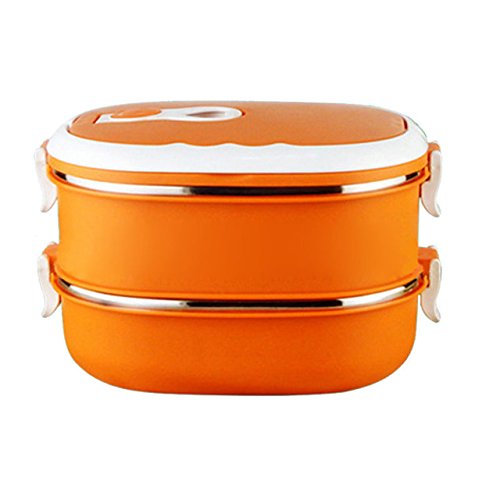 1 PC 2 Types 3 Colors Stainless Steel Thermal Insulated Bento Staple