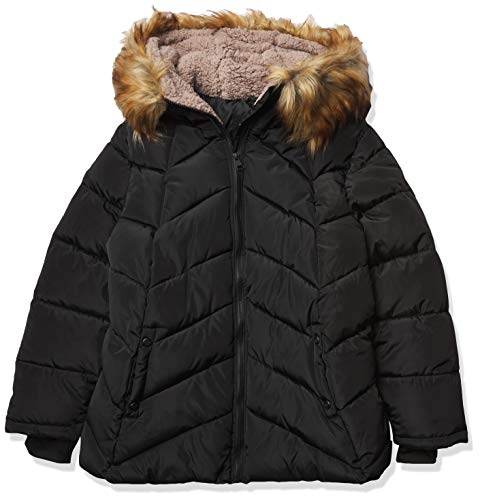 Steve Madden Women's Puffer, Black, 1X