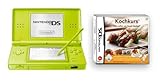 Console DS lite coloris vert + leçons de cuisine : qu'allons nous manger ? (Import Allemand, version Multilangue)