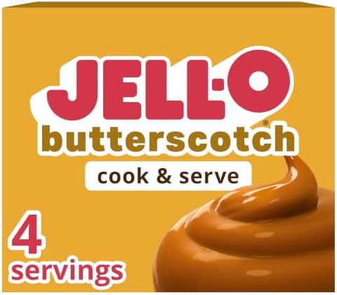 Jell-O Cook & Serve Butterscotch Pudding & Pie Filling Mix (3.5 oz Box)